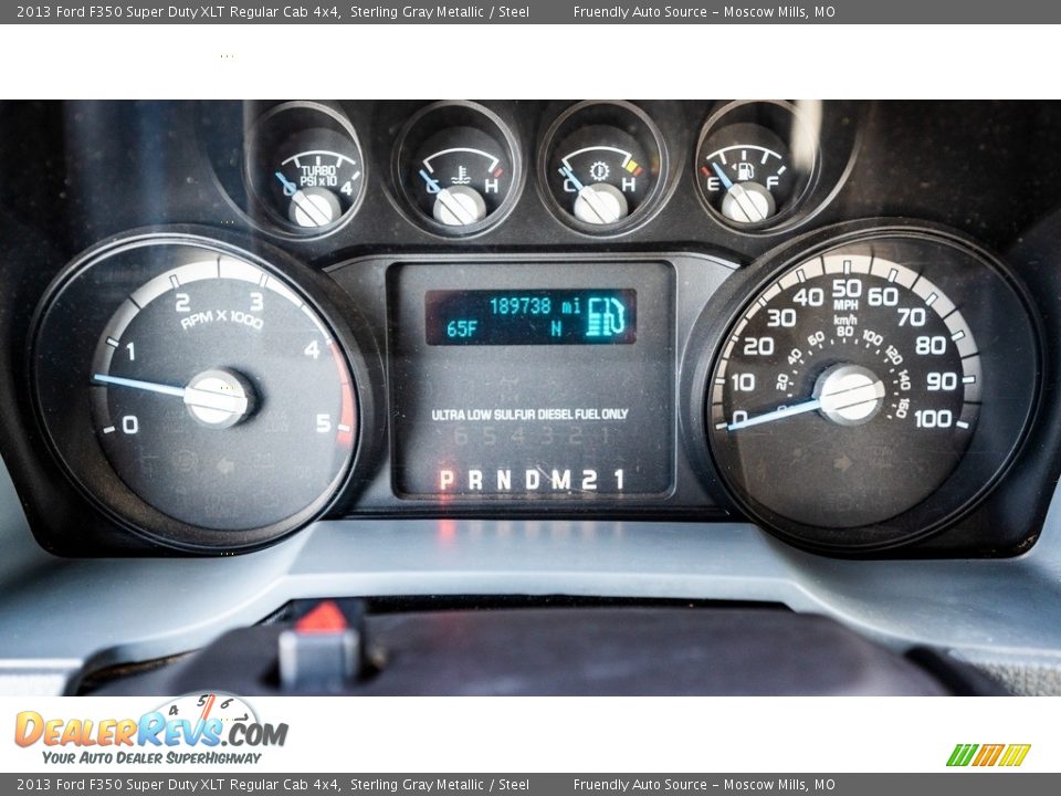 2013 Ford F350 Super Duty XLT Regular Cab 4x4 Gauges Photo #29