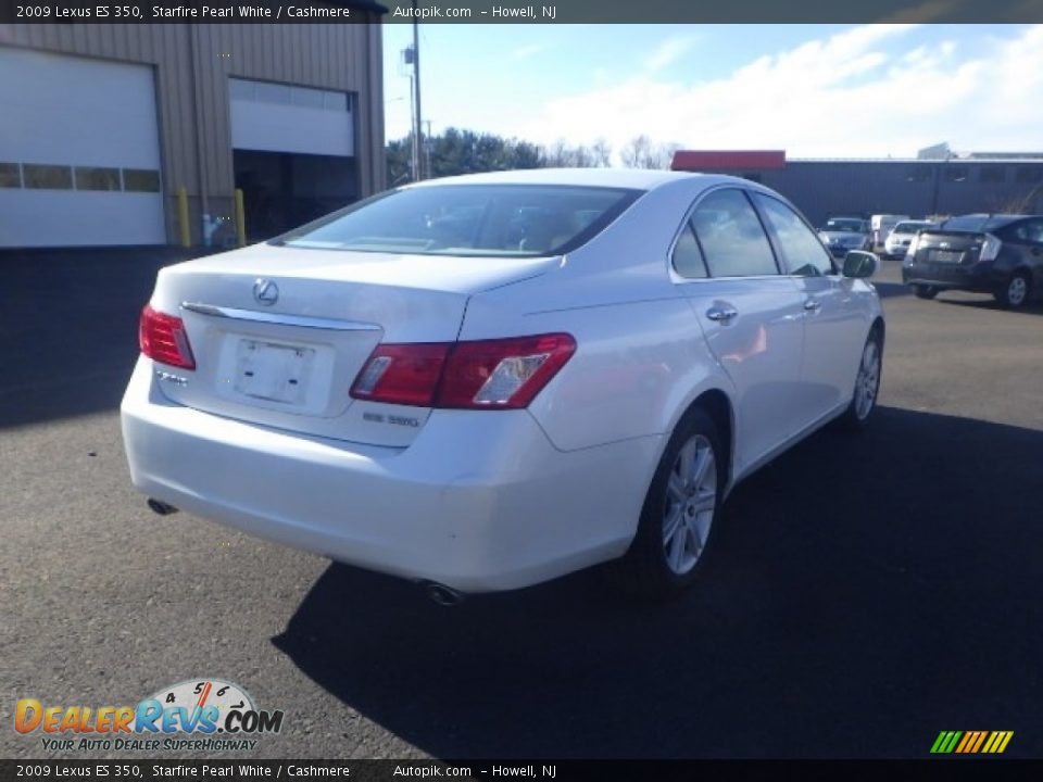 2009 Lexus ES 350 Starfire Pearl White / Cashmere Photo #6