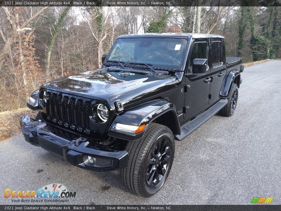 2021 Jeep Gladiator High Altitude 4x4 Black / Black Photo #2