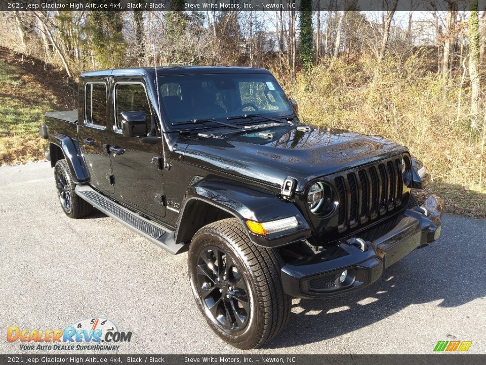 2021 Jeep Gladiator High Altitude 4x4 Black / Black Photo #4