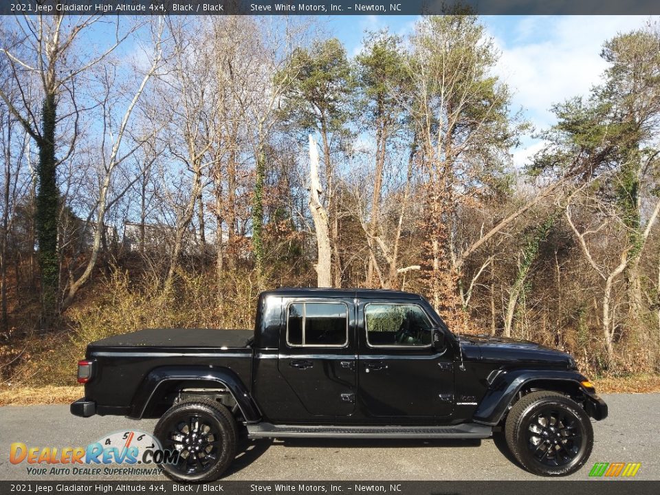 2021 Jeep Gladiator High Altitude 4x4 Black / Black Photo #5