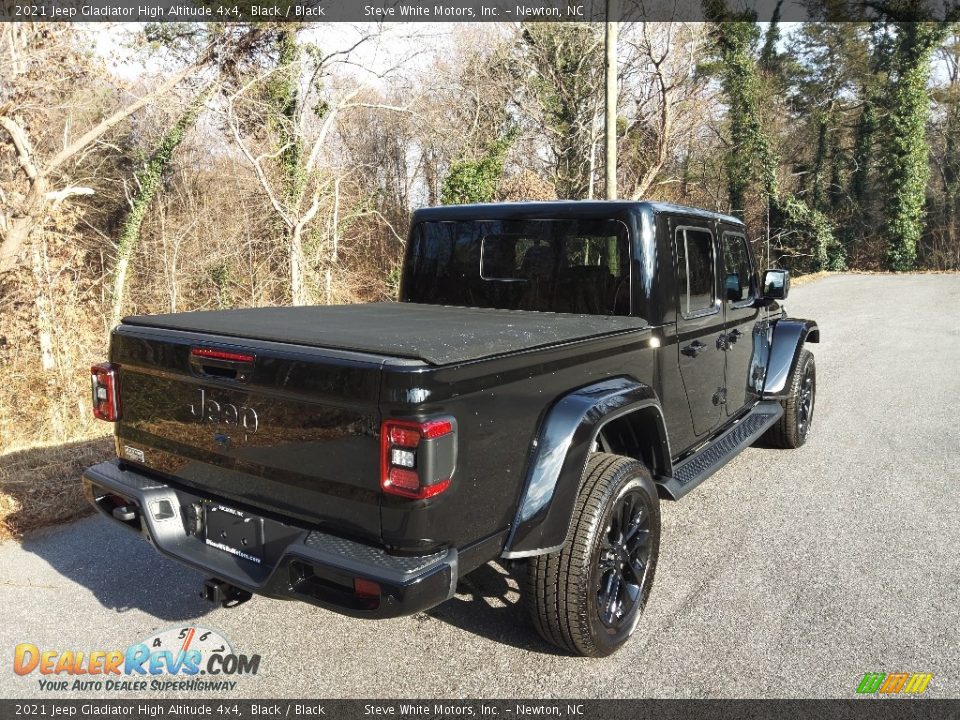 2021 Jeep Gladiator High Altitude 4x4 Black / Black Photo #6