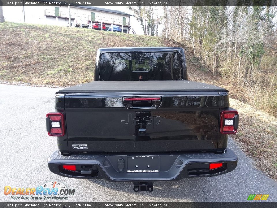 2021 Jeep Gladiator High Altitude 4x4 Black / Black Photo #7