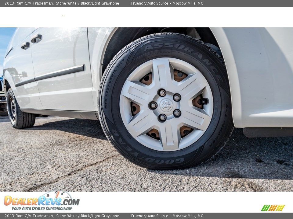 2013 Ram C/V Tradesman Stone White / Black/Light Graystone Photo #2