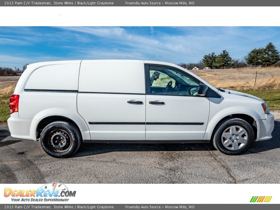 2013 Ram C/V Tradesman Stone White / Black/Light Graystone Photo #3