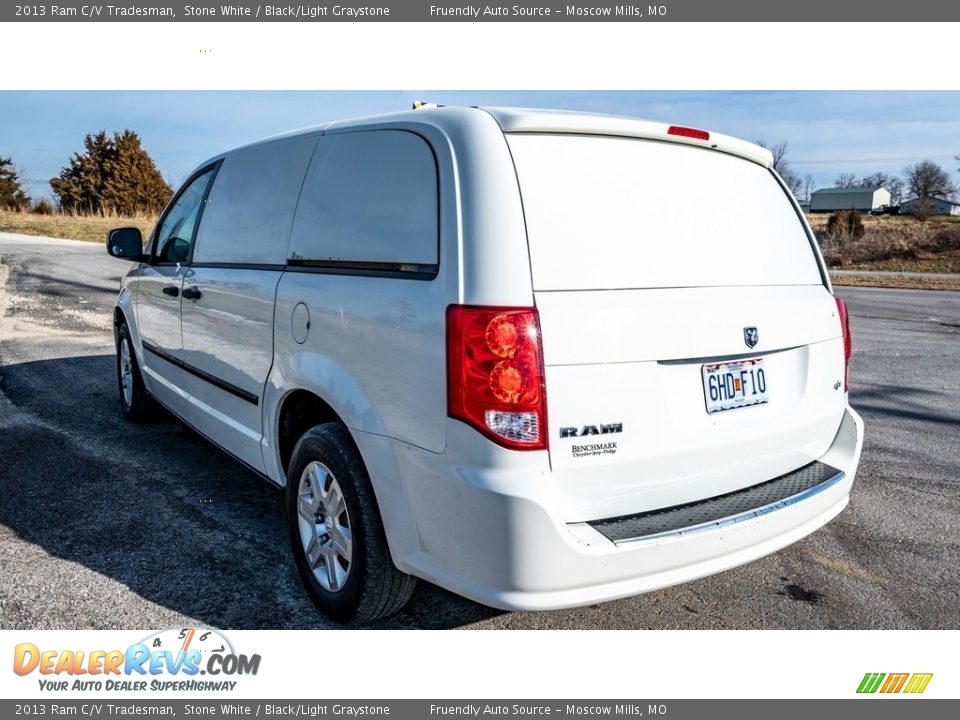 2013 Ram C/V Tradesman Stone White / Black/Light Graystone Photo #6