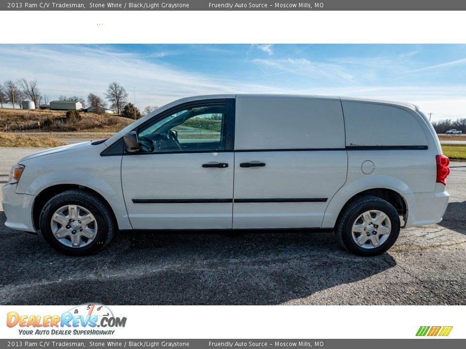 2013 Ram C/V Tradesman Stone White / Black/Light Graystone Photo #7