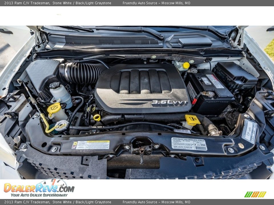 2013 Ram C/V Tradesman Stone White / Black/Light Graystone Photo #16