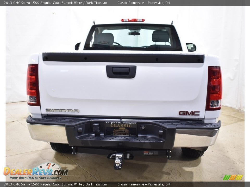 2013 GMC Sierra 1500 Regular Cab Summit White / Dark Titanium Photo #3