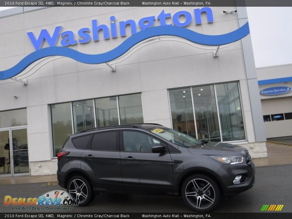 2019 Ford Escape SEL 4WD Magnetic / Chromite Gray/Charcoal Black Photo #2