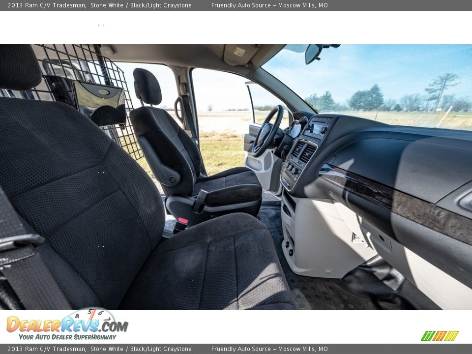 2013 Ram C/V Tradesman Stone White / Black/Light Graystone Photo #25