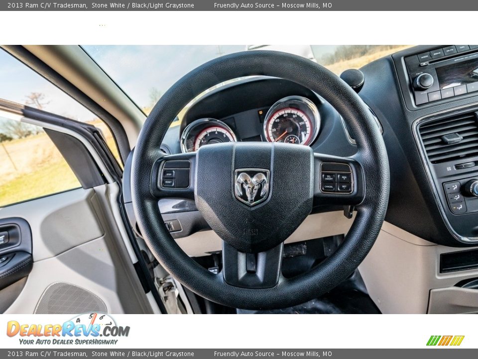 2013 Ram C/V Tradesman Stone White / Black/Light Graystone Photo #29