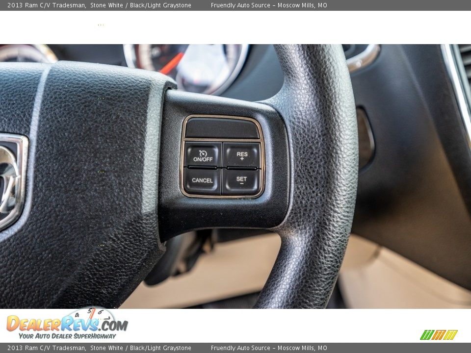 2013 Ram C/V Tradesman Stone White / Black/Light Graystone Photo #31