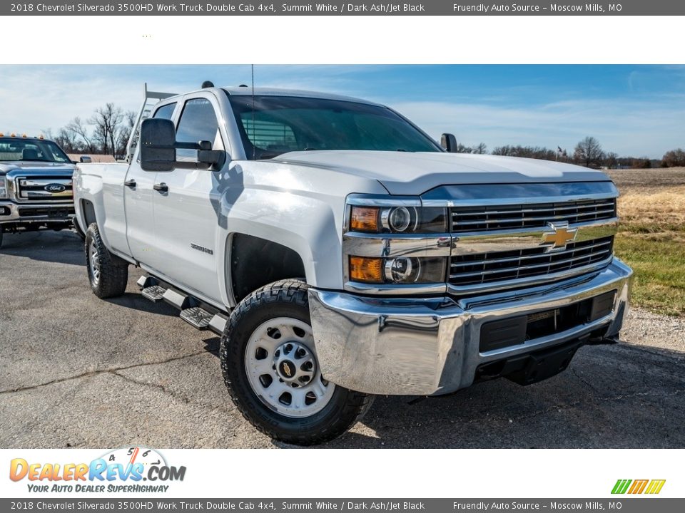 2018 Chevrolet Silverado 3500HD Work Truck Double Cab 4x4 Summit White / Dark Ash/Jet Black Photo #1