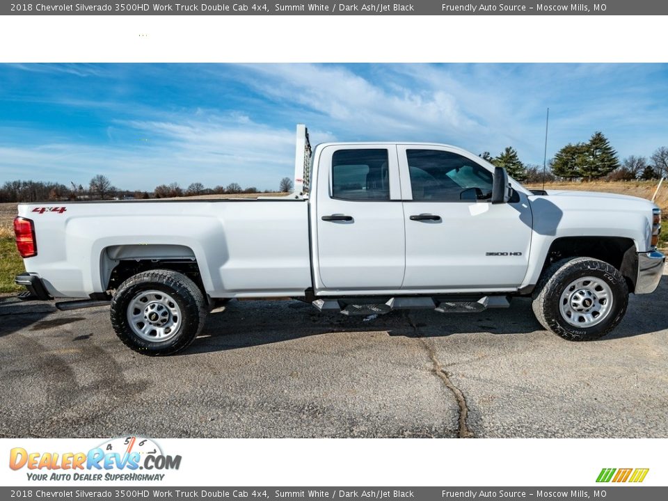 Summit White 2018 Chevrolet Silverado 3500HD Work Truck Double Cab 4x4 Photo #3