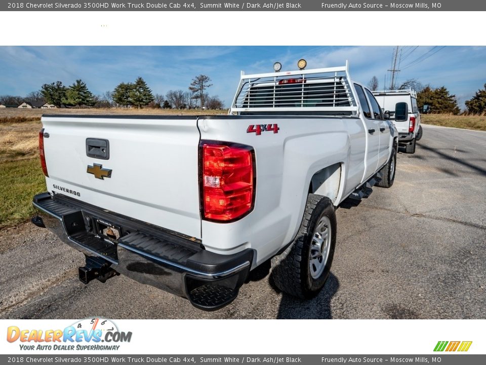 2018 Chevrolet Silverado 3500HD Work Truck Double Cab 4x4 Summit White / Dark Ash/Jet Black Photo #4