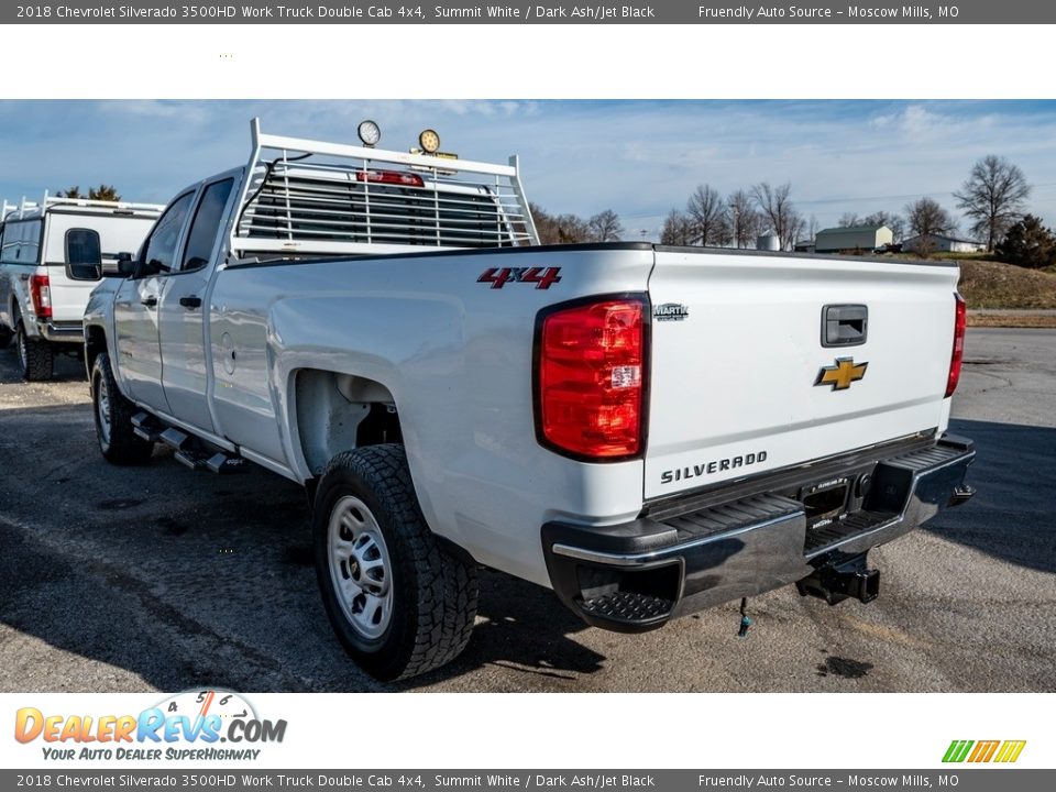 2018 Chevrolet Silverado 3500HD Work Truck Double Cab 4x4 Summit White / Dark Ash/Jet Black Photo #6