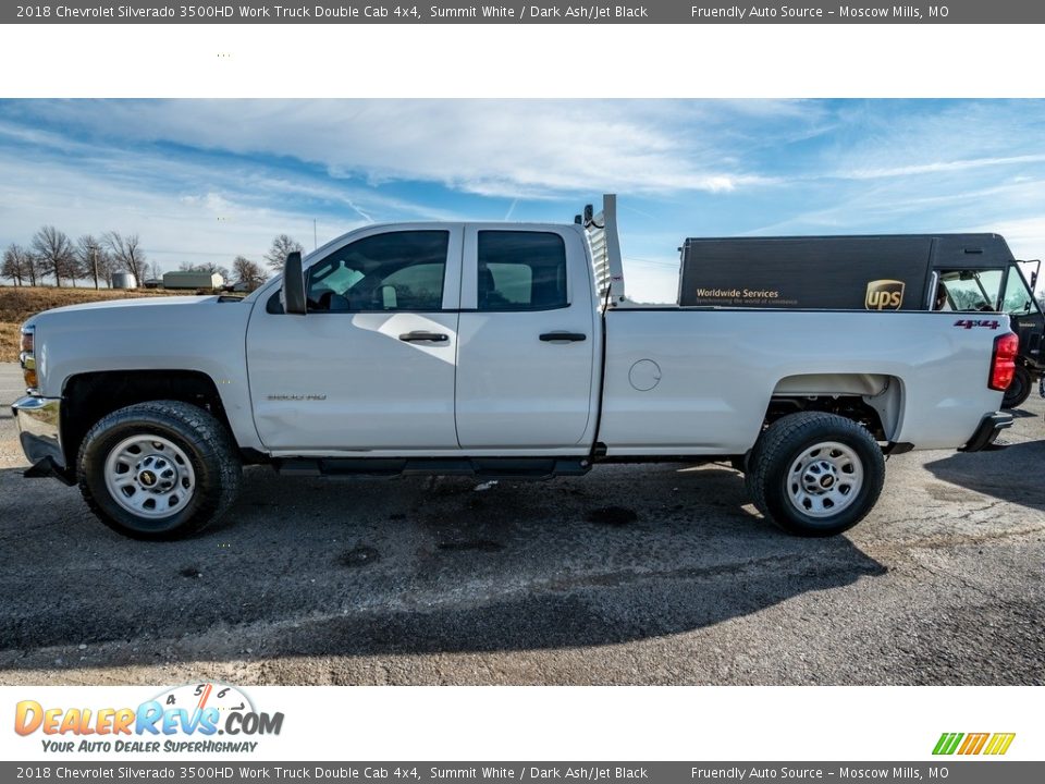 2018 Chevrolet Silverado 3500HD Work Truck Double Cab 4x4 Summit White / Dark Ash/Jet Black Photo #7