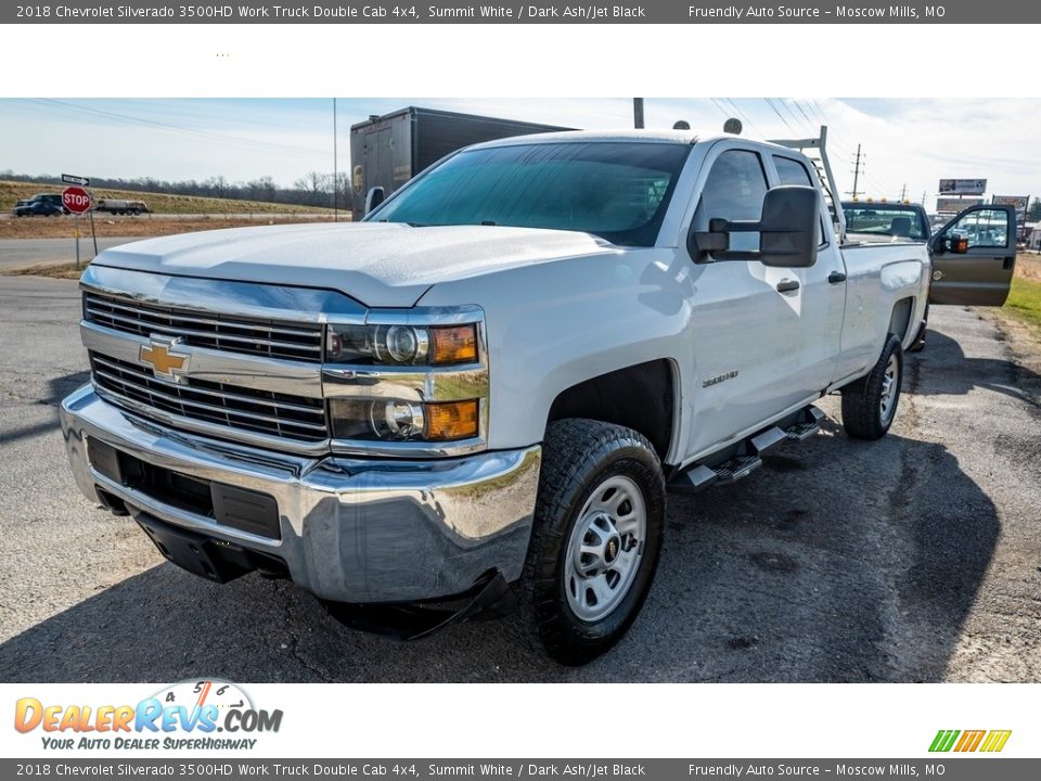 Summit White 2018 Chevrolet Silverado 3500HD Work Truck Double Cab 4x4 Photo #8