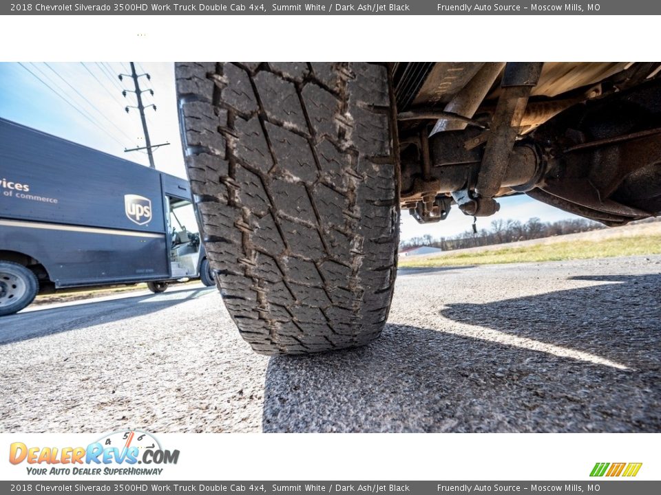 2018 Chevrolet Silverado 3500HD Work Truck Double Cab 4x4 Summit White / Dark Ash/Jet Black Photo #12