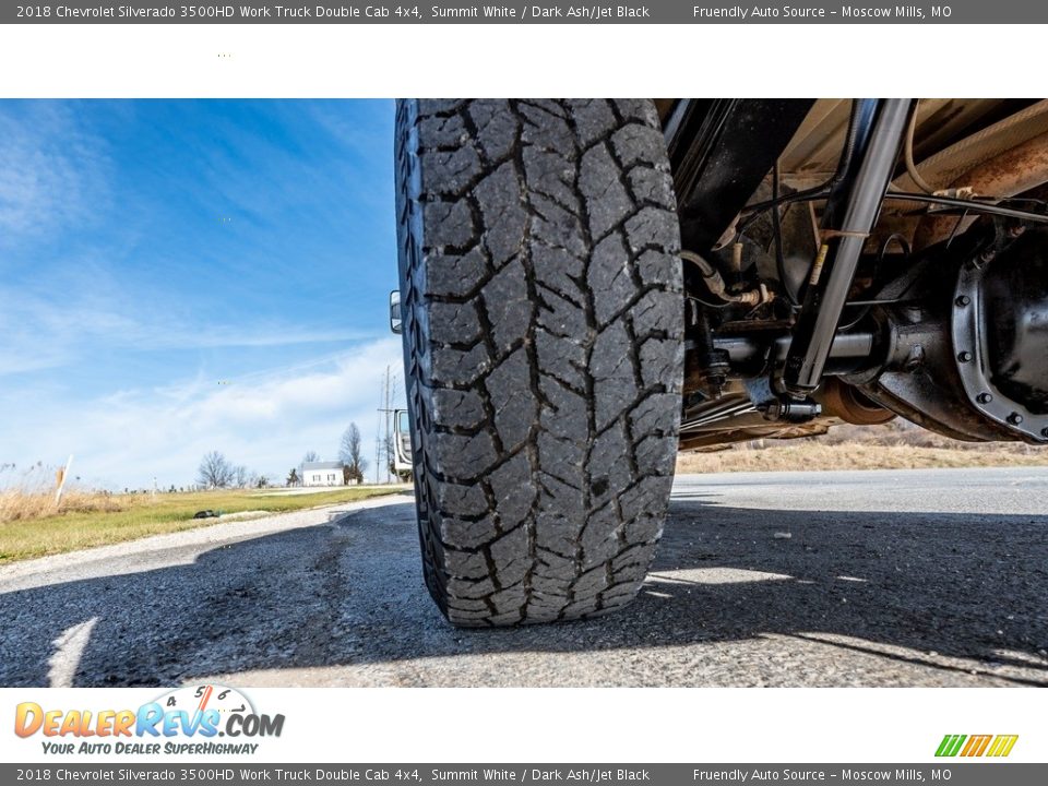 2018 Chevrolet Silverado 3500HD Work Truck Double Cab 4x4 Summit White / Dark Ash/Jet Black Photo #14