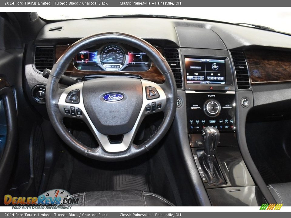 2014 Ford Taurus Limited Tuxedo Black / Charcoal Black Photo #13