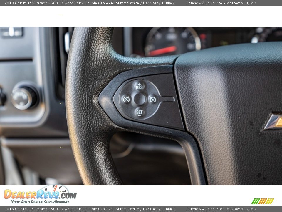 2018 Chevrolet Silverado 3500HD Work Truck Double Cab 4x4 Steering Wheel Photo #29
