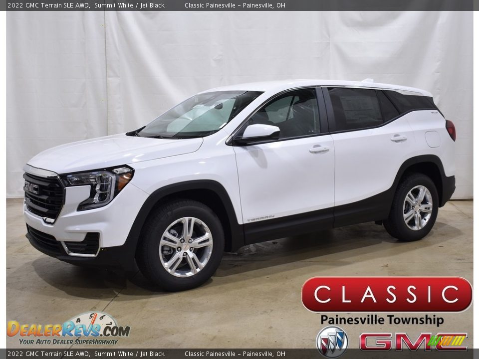 2022 GMC Terrain SLE AWD Summit White / Jet Black Photo #1