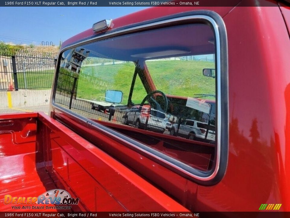 1986 Ford F150 XLT Regular Cab Bright Red / Red Photo #6