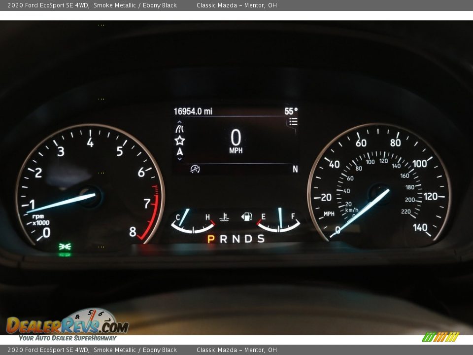 2020 Ford EcoSport SE 4WD Smoke Metallic / Ebony Black Photo #8