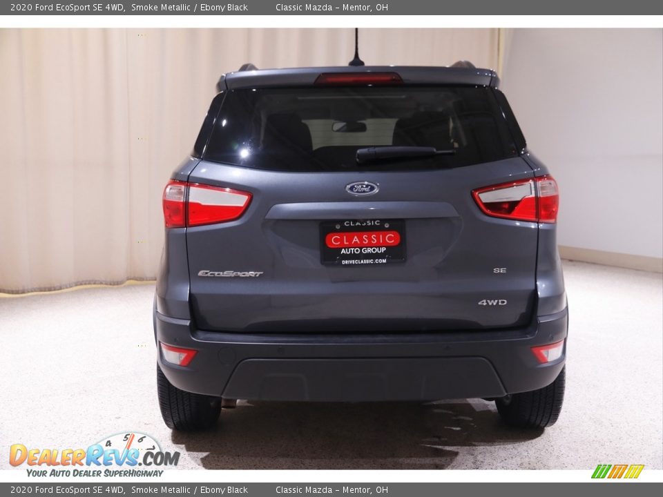 2020 Ford EcoSport SE 4WD Smoke Metallic / Ebony Black Photo #18
