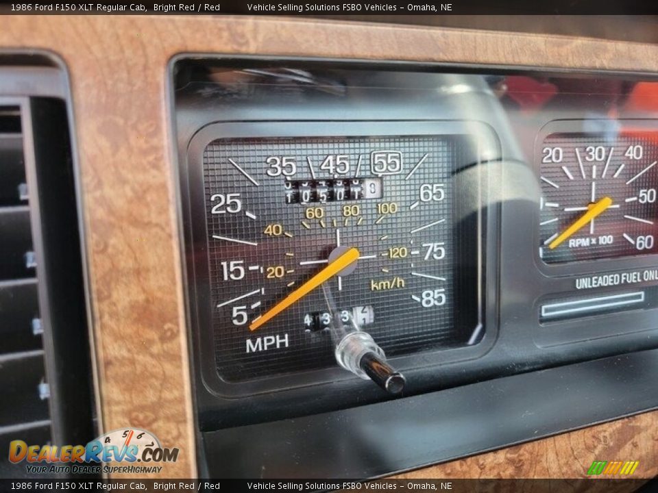 1986 Ford F150 XLT Regular Cab Gauges Photo #16