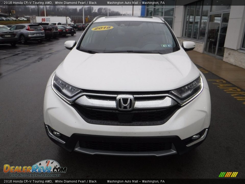 2018 Honda CR-V Touring AWD White Diamond Pearl / Black Photo #4