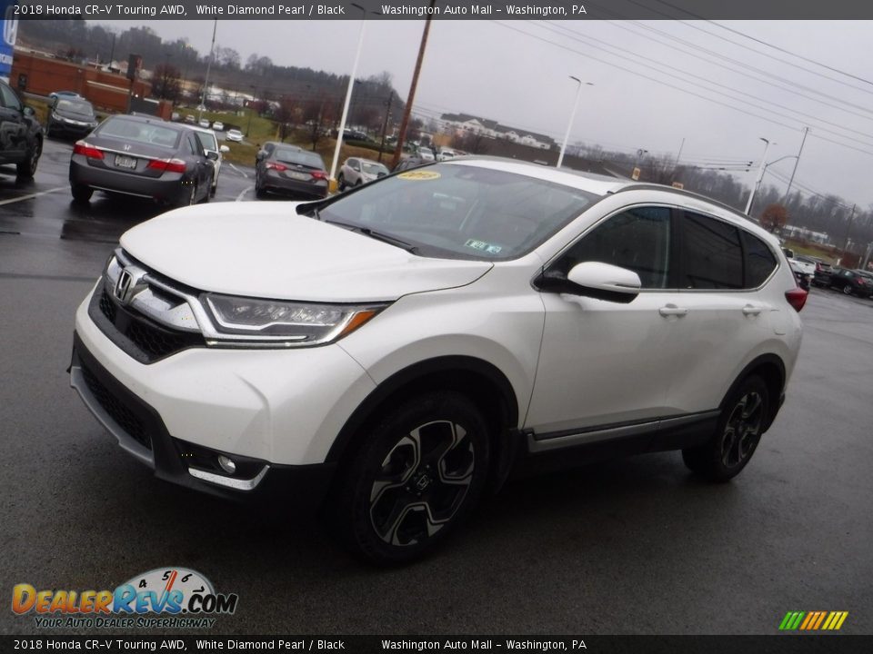 2018 Honda CR-V Touring AWD White Diamond Pearl / Black Photo #5