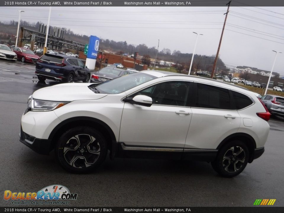 2018 Honda CR-V Touring AWD White Diamond Pearl / Black Photo #6