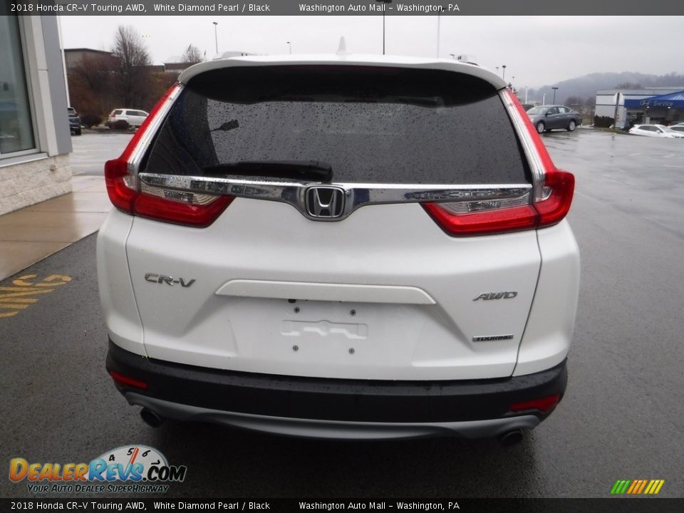 2018 Honda CR-V Touring AWD White Diamond Pearl / Black Photo #8