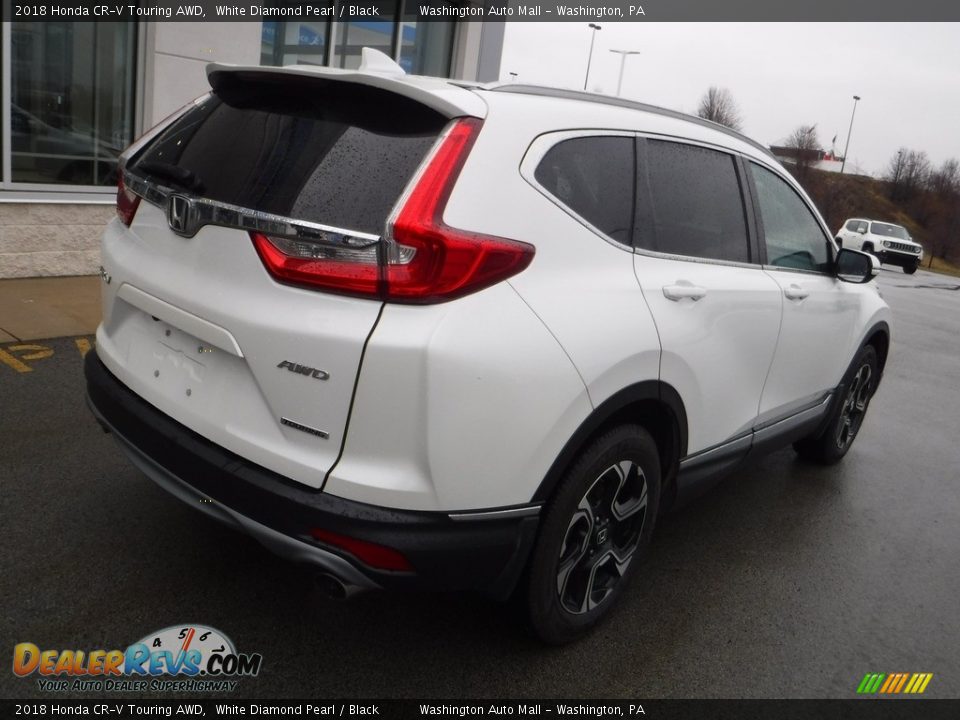 2018 Honda CR-V Touring AWD White Diamond Pearl / Black Photo #9