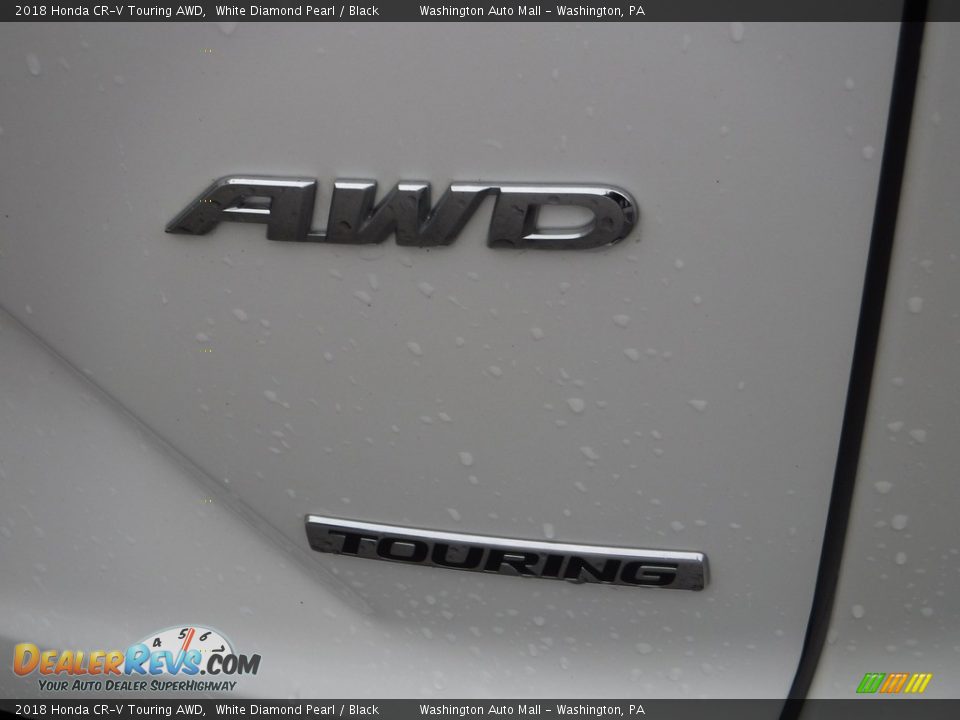 2018 Honda CR-V Touring AWD White Diamond Pearl / Black Photo #10