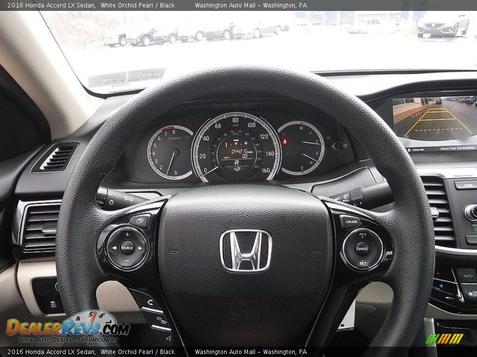 2016 Honda Accord LX Sedan White Orchid Pearl / Black Photo #27