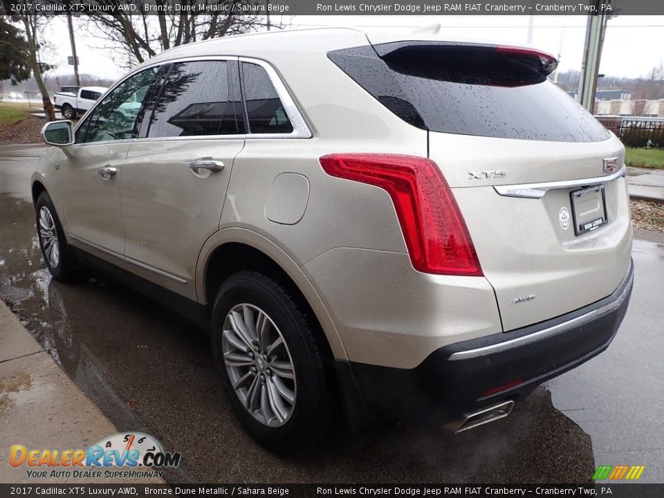 2017 Cadillac XT5 Luxury AWD Bronze Dune Metallic / Sahara Beige Photo #5