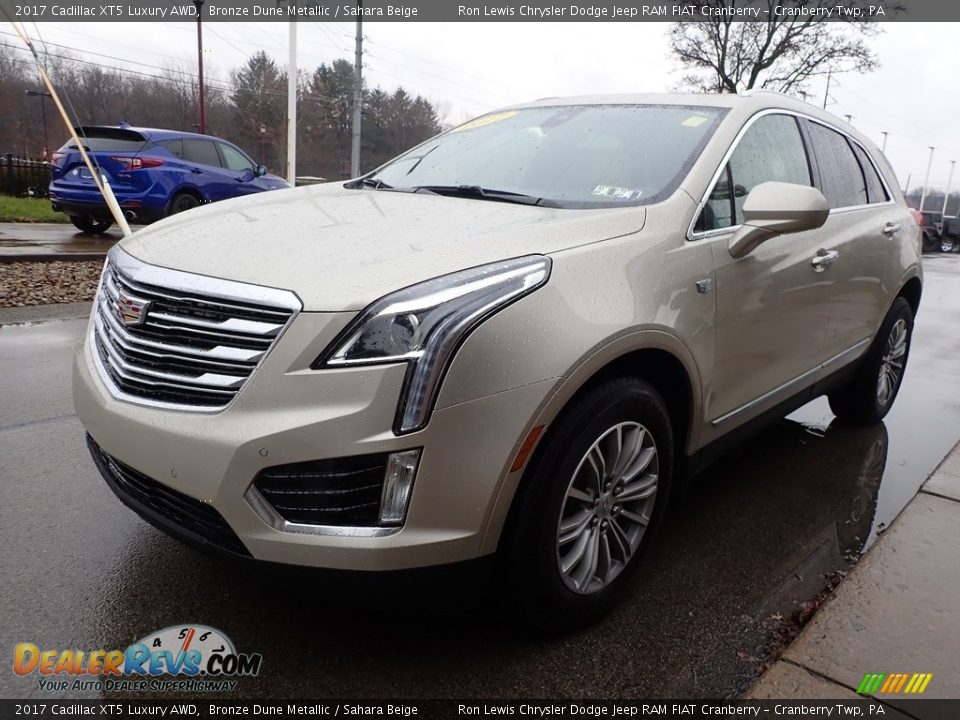 2017 Cadillac XT5 Luxury AWD Bronze Dune Metallic / Sahara Beige Photo #7