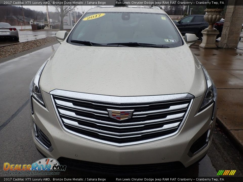 2017 Cadillac XT5 Luxury AWD Bronze Dune Metallic / Sahara Beige Photo #8