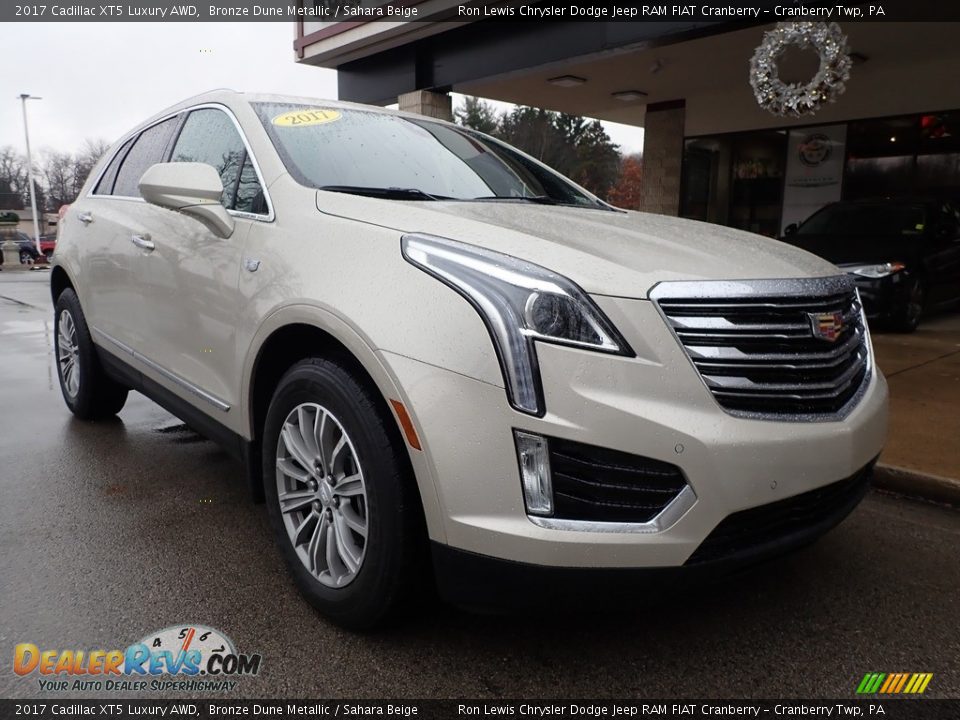 2017 Cadillac XT5 Luxury AWD Bronze Dune Metallic / Sahara Beige Photo #9