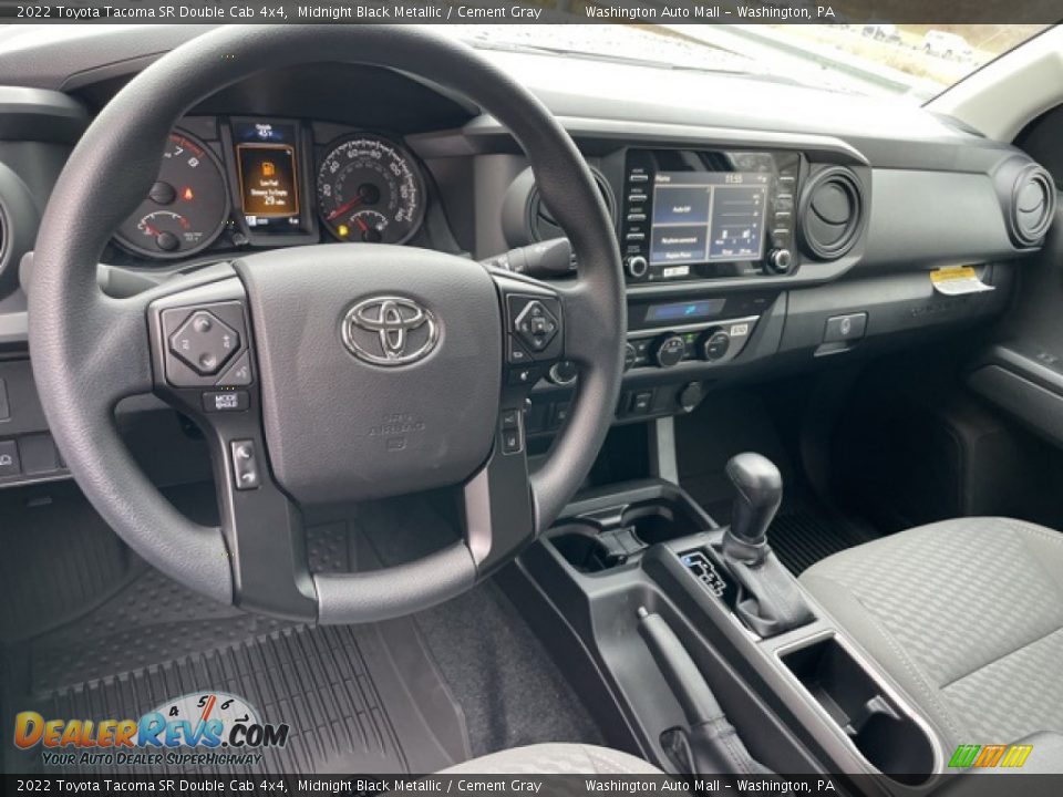 Dashboard of 2022 Toyota Tacoma SR Double Cab 4x4 Photo #3