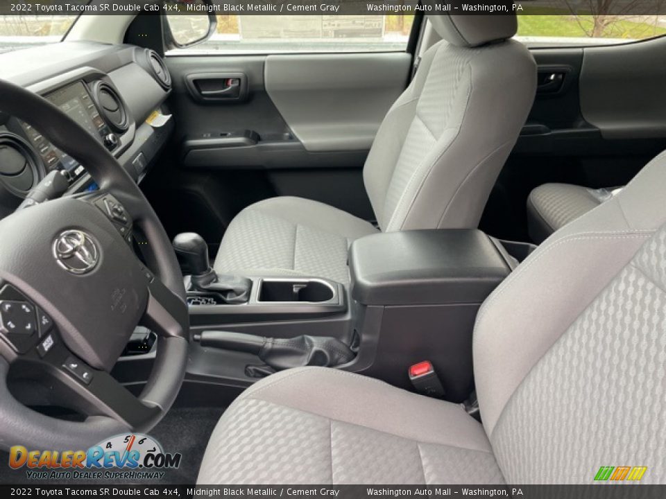 Cement Gray Interior - 2022 Toyota Tacoma SR Double Cab 4x4 Photo #4