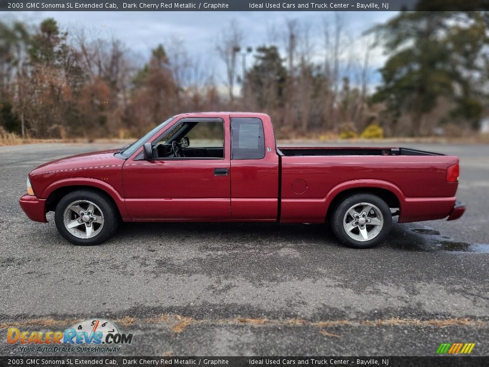 Dark Cherry Red Metallic 2003 GMC Sonoma SL Extended Cab Photo #2