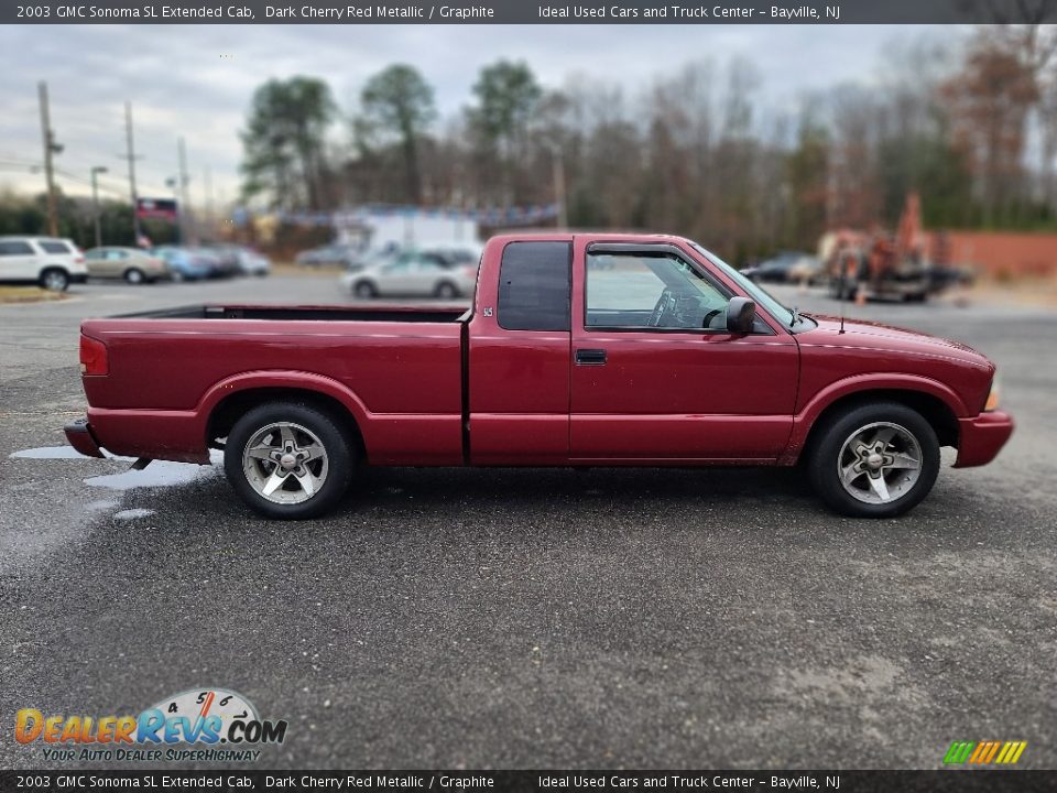 Dark Cherry Red Metallic 2003 GMC Sonoma SL Extended Cab Photo #6