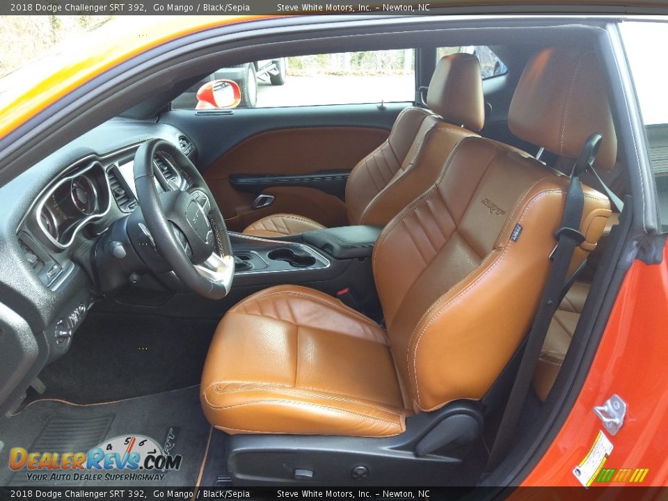 Black/Sepia Interior - 2018 Dodge Challenger SRT 392 Photo #11