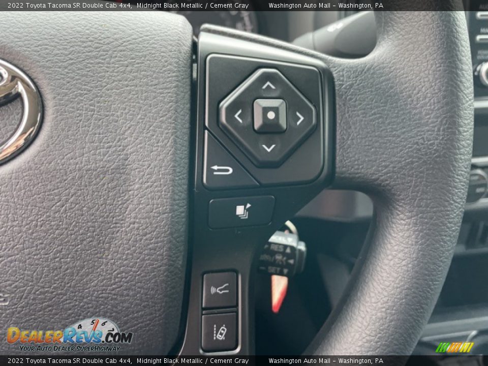 2022 Toyota Tacoma SR Double Cab 4x4 Steering Wheel Photo #22