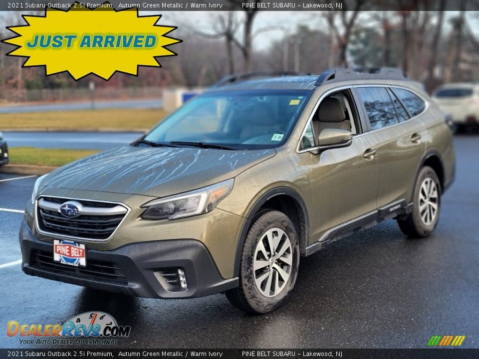 2021 Subaru Outback 2.5i Premium Autumn Green Metallic / Warm Ivory Photo #1